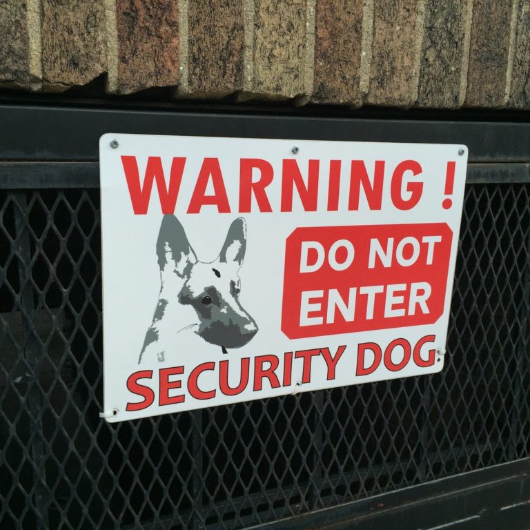 Guard dog sign https://securiteam.us