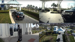 Neighborhood Entrance Monitored By Remote Gate Attendants and HD Security Cameras